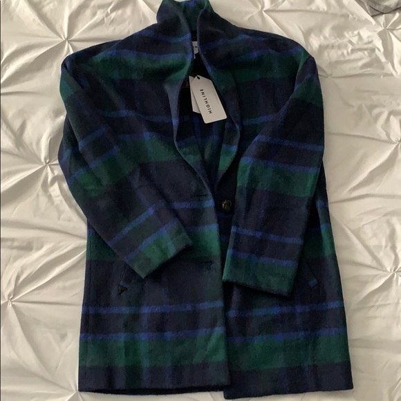 HIGHLINE COLLECTIVE Jackets & Blazers - NWT! Plaid coat
